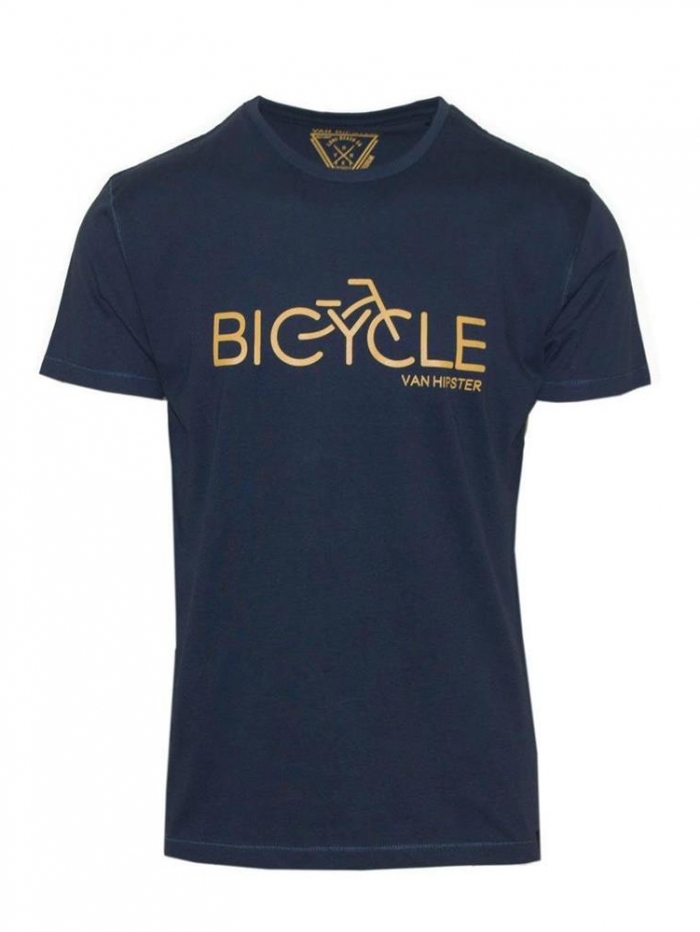 Μπλούζα κοντομάνικη, βαμβακερή με στάμπα Van Hipster