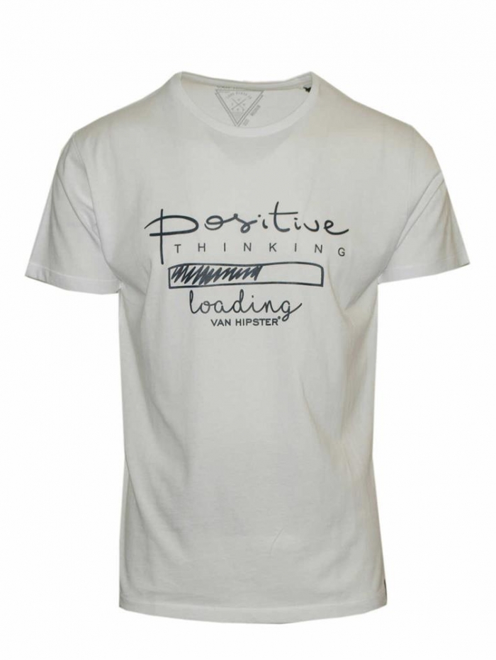 Μπλούζα κοντομάνικη, βαμβακερή με στάμπα Van Hipster