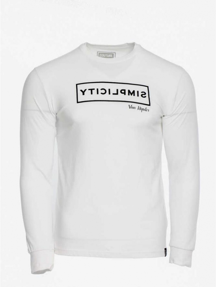 Μπλούζα μακό μακρυμάνικη βαμβακερή Van Hipster.