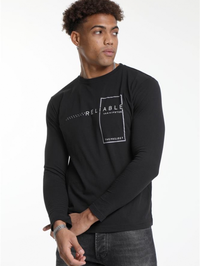 Μπλούζα μακρυμάνικη μακό Van Hipster.