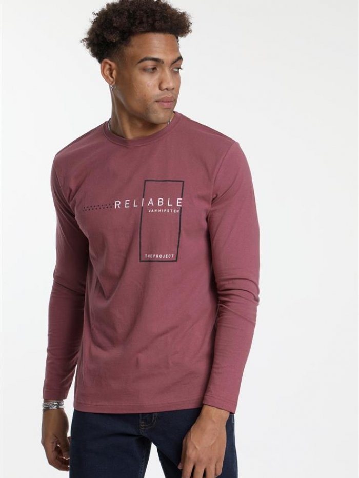 Μπλούζα μακρυμάνικη μακό Van Hipster.