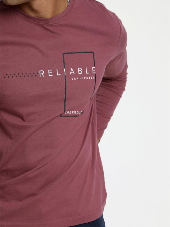 Μπλούζα μακρυμάνικη μακό Van Hipster.