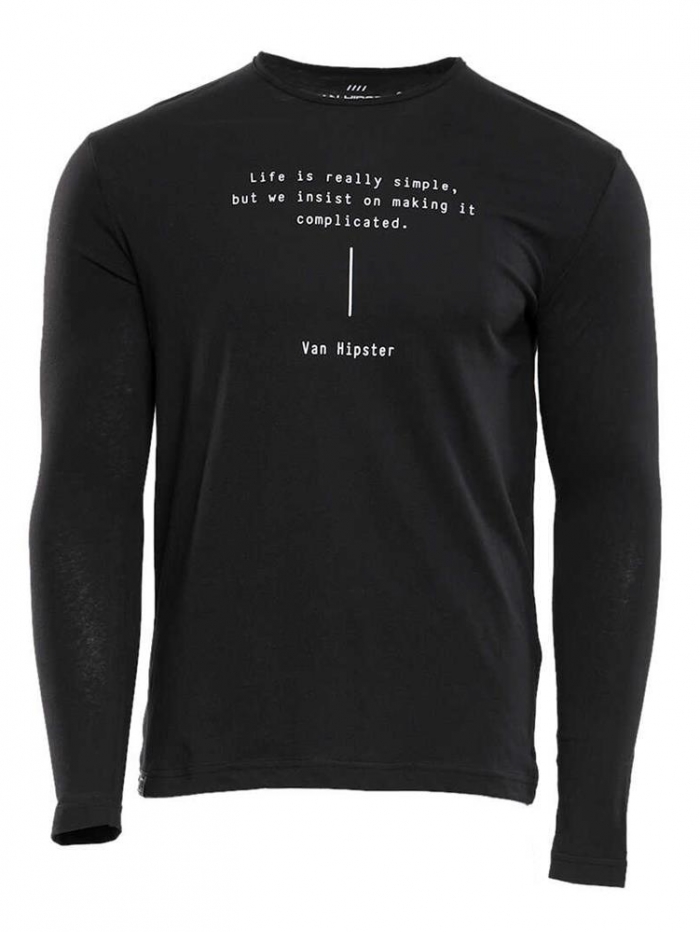 Μπλούζα μακρυμάνικη μακό Van Hipster.