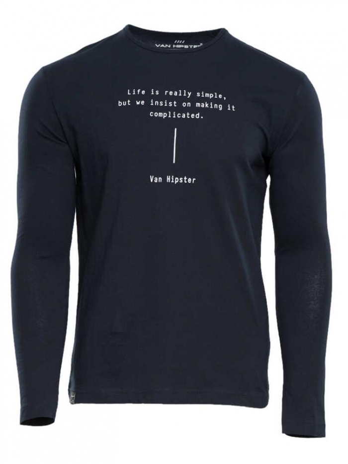 Μπλούζα μακρυμάνικη μακό Van Hipster.