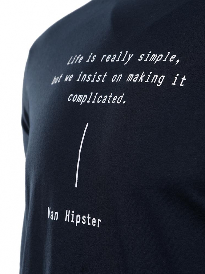 Μπλούζα μακρυμάνικη μακό Van Hipster.