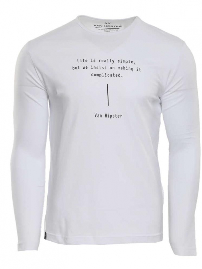 Μπλούζα μακρυμάνικη μακό Van Hipster.