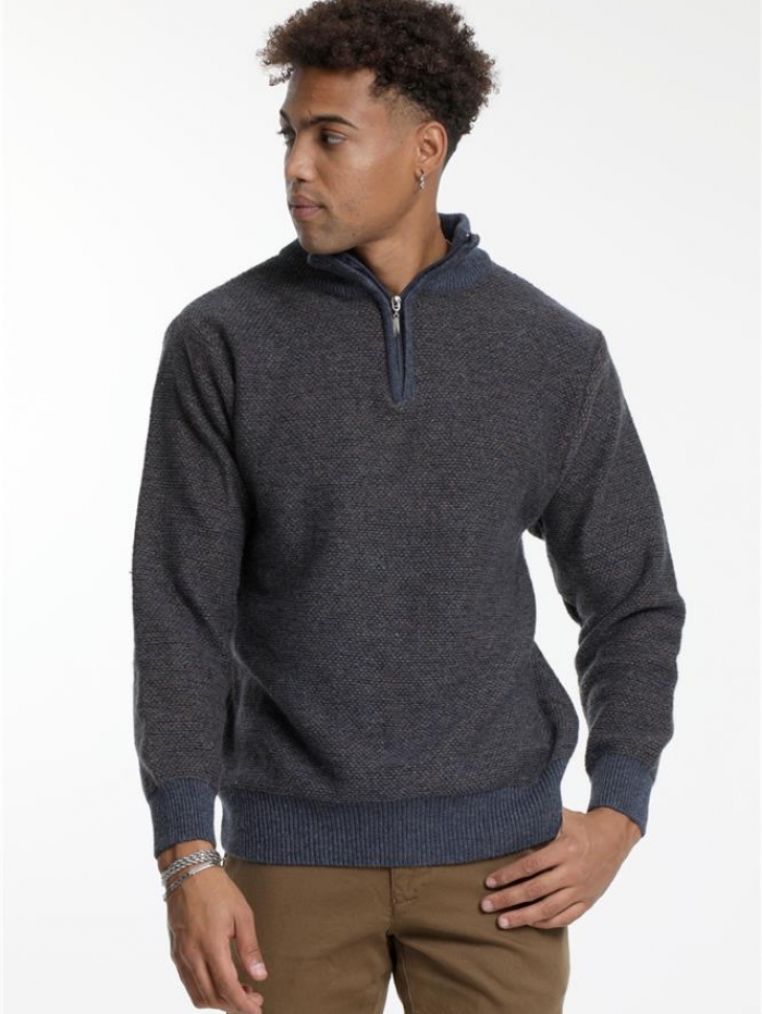 Μπλούζα πλεκτή, μάλλινη.