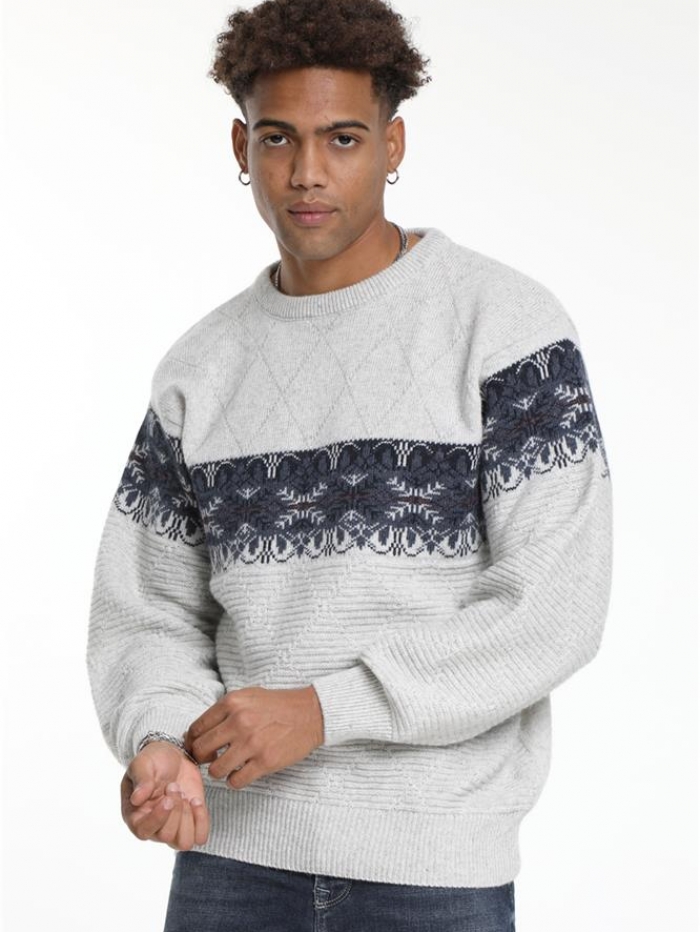 Μπλούζα πλεκτή, μάλλινη.