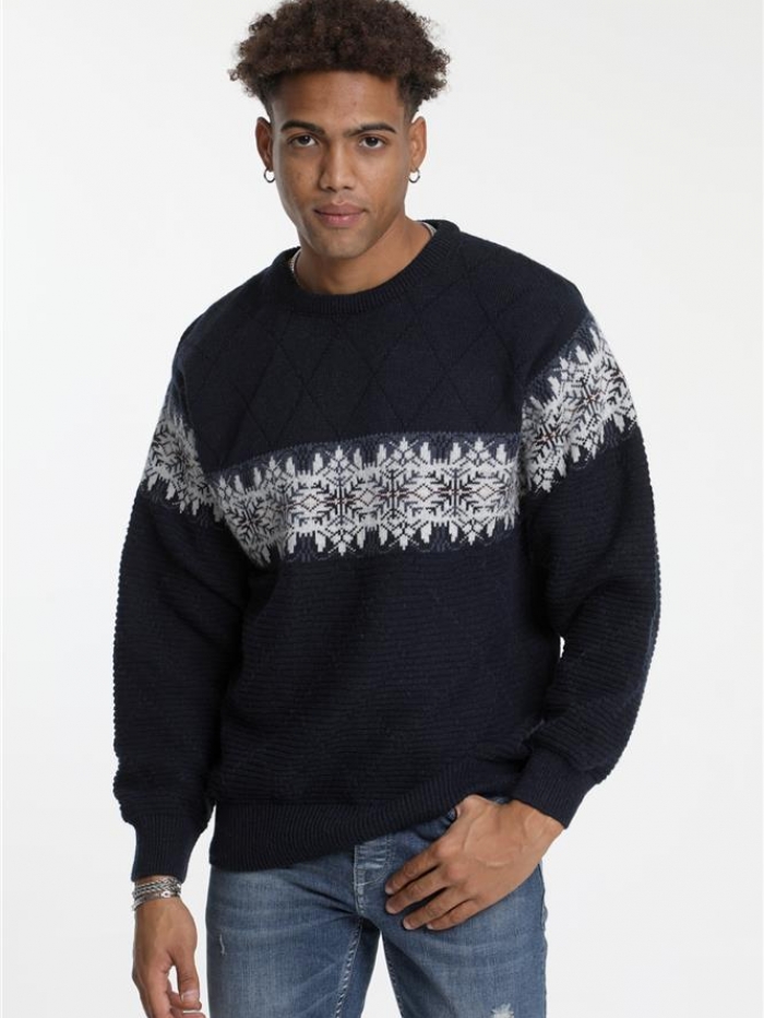 Μπλούζα πλεκτή, μάλλινη.