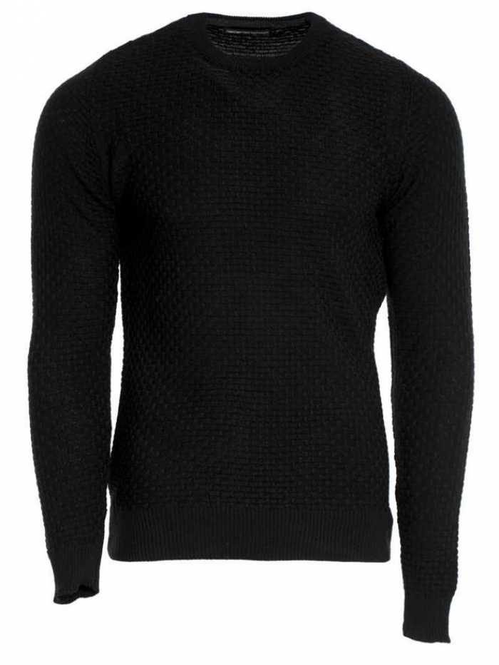 Μπλούζα πλεκτή με κύβους σε λαιμόκοψη