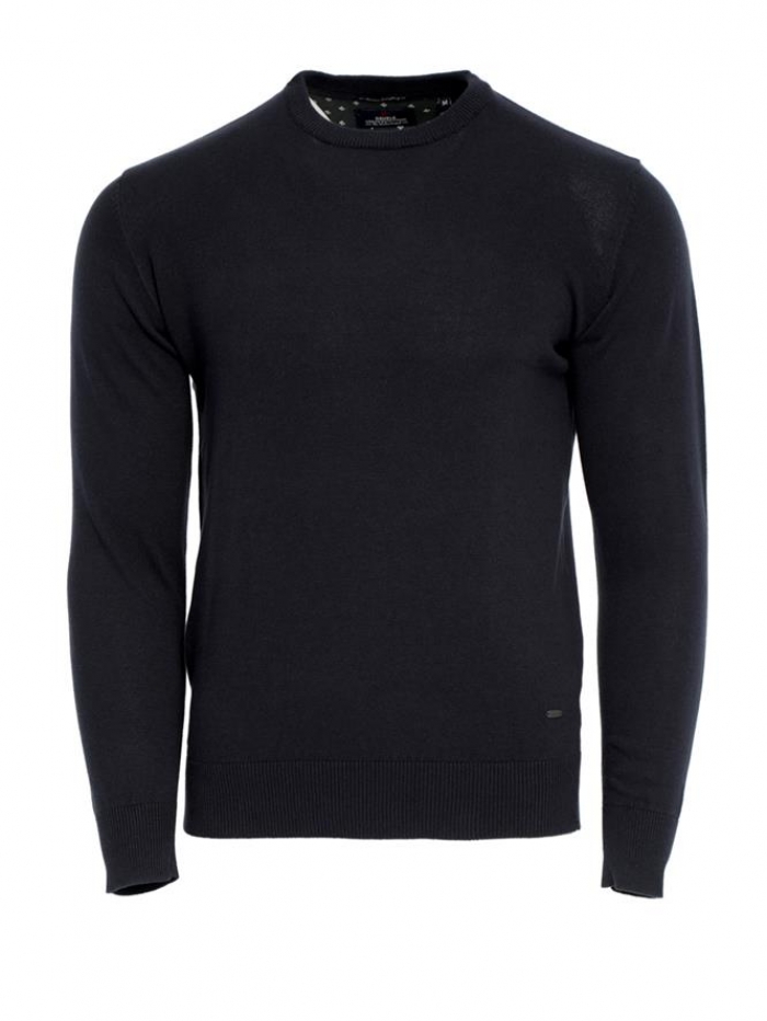 Μπλούζα πλεκτή βαμβακερή σε λαιμόκοψη Double.