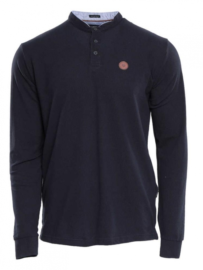 Μπλούζα polo με mao γιακά Double.