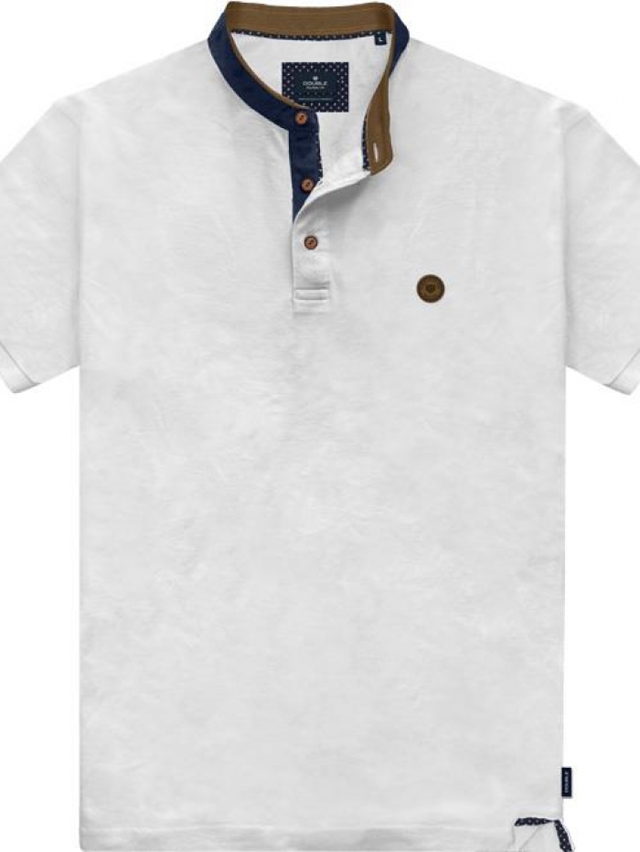 Μπλούζα polo με mao γιακά Double