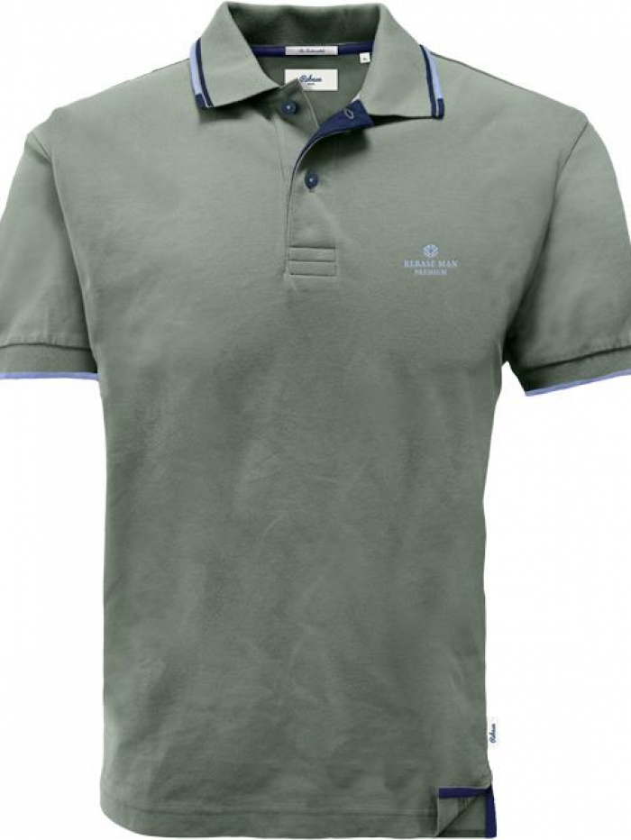 Μπλούζα polo με τύπωμα στο στήθος Rebase(3XL-6XL)