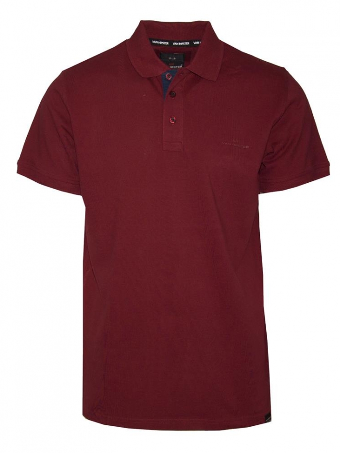 Μπλούζα polo μονόχρωμη Van Hipster