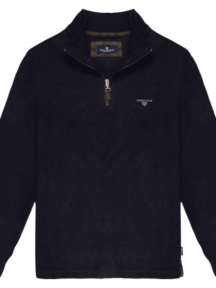 Μπλούζα βαμβακερή με φερμουάρ Rebase