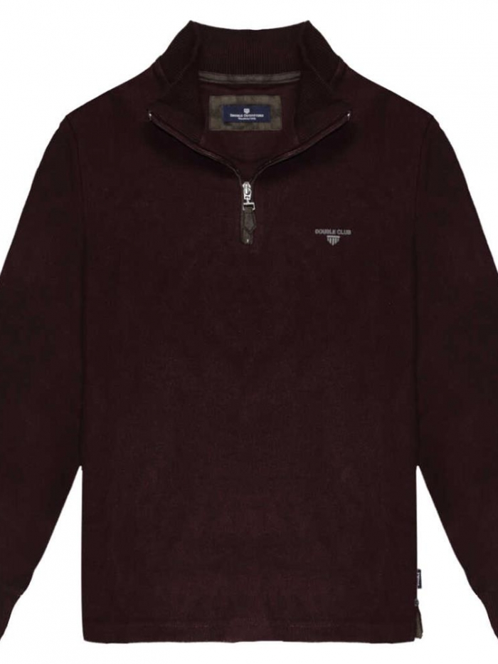 Μπλούζα βαμβακερή με φερμουάρ Rebase