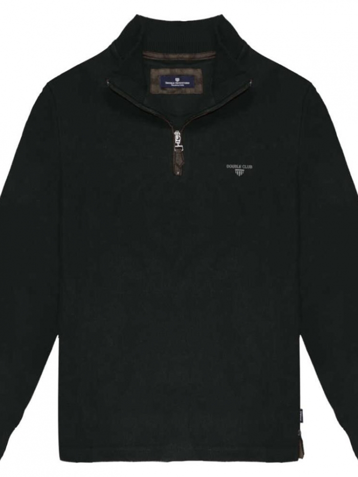 Μπλούζα βαμβακερή με φερμουάρ Rebase