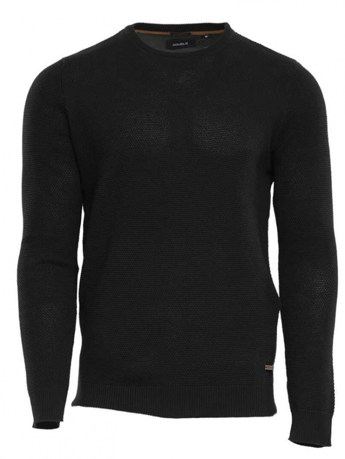 Μπλούζα βαμβακερή σε λαιμόκοψη Double