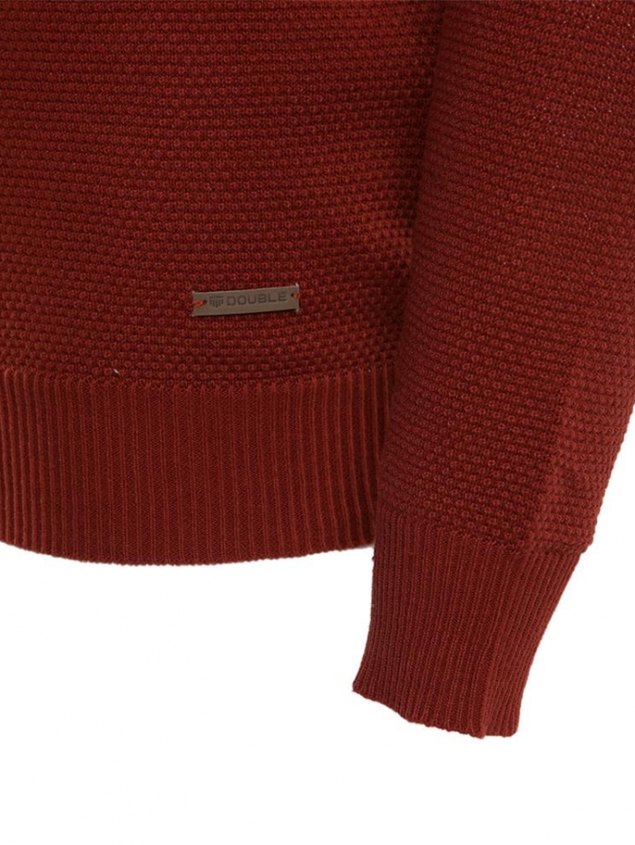 Μπλούζα βαμβακερή σε λαιμόκοψη Double