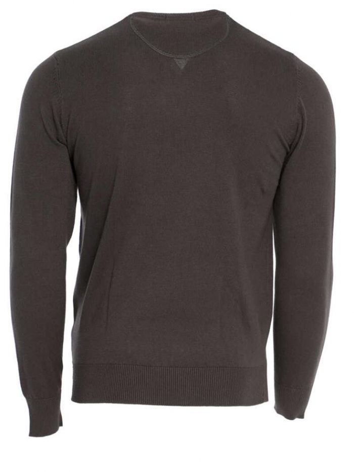 Μπλούζα βαμβακερή σε V neck Double