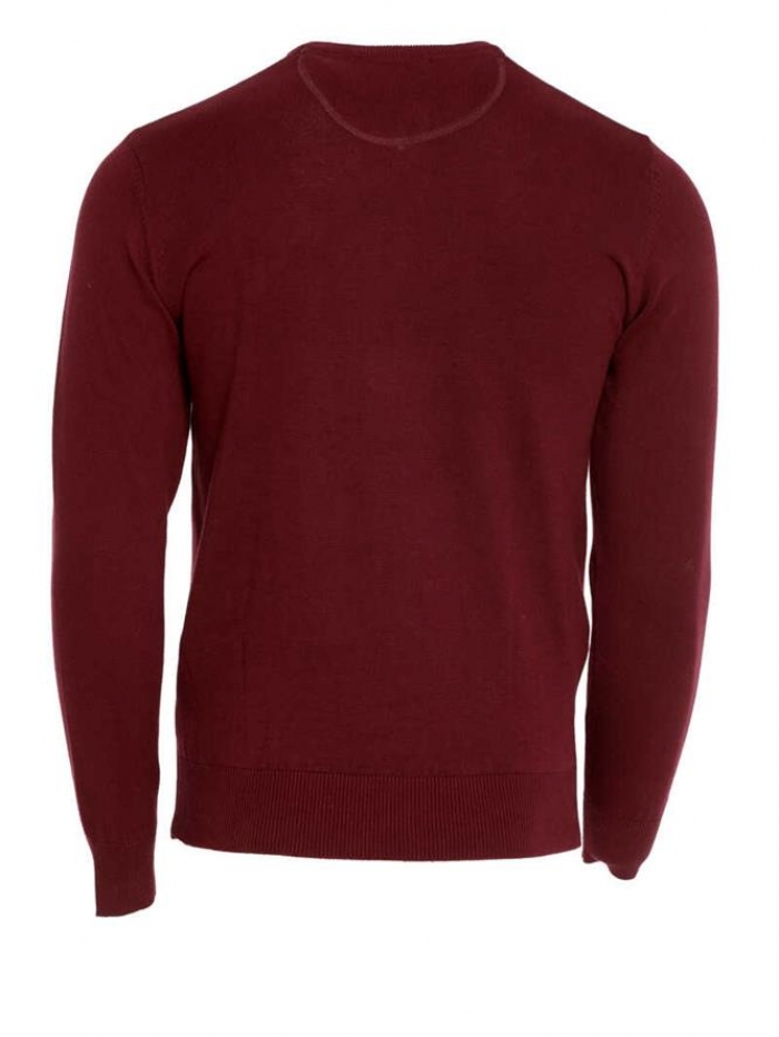 Μπλούζα βαμβακερή σε V neck Double