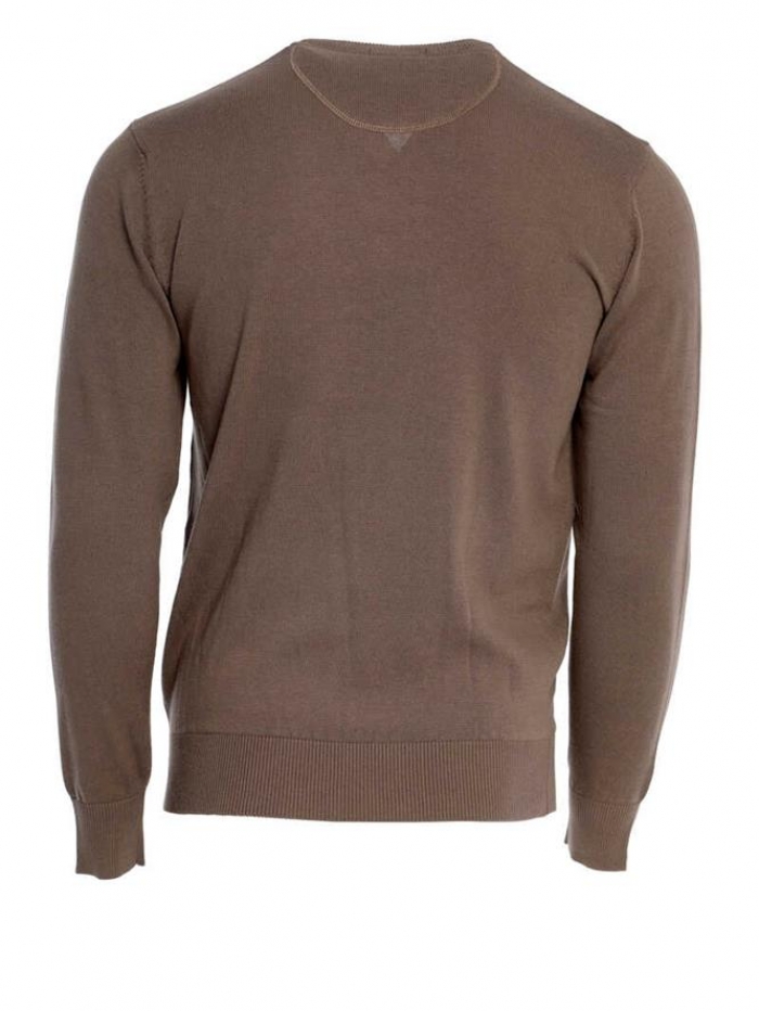 Μπλούζα βαμβακερή σε V neck Double