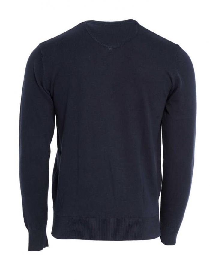 Μπλούζα βαμβακερή σε V neck Double.