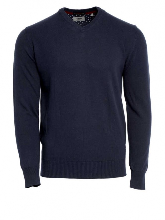 Μπλούζα βαμβακερή σε V neck Double.