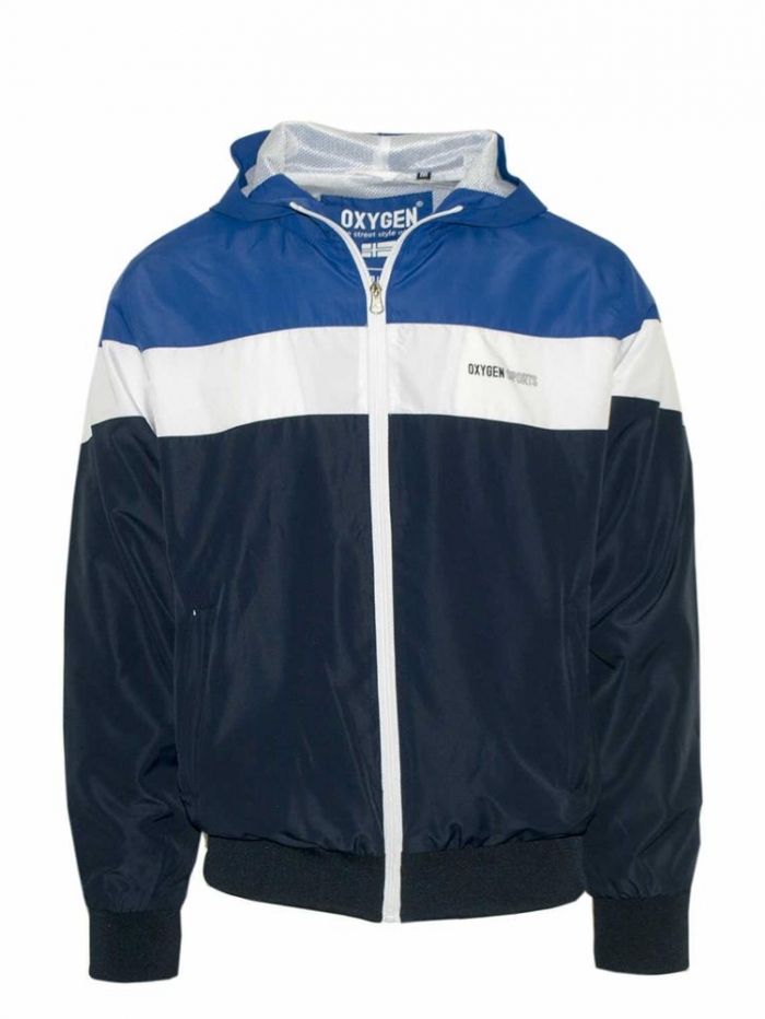 Μπουφάν, αντιανεμικό με κουκούλα Oxygen