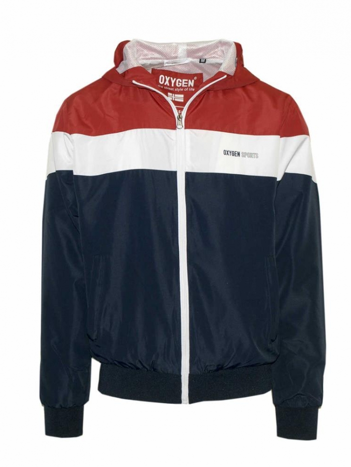 Μπουφάν, αντιανεμικό με κουκούλα Oxygen