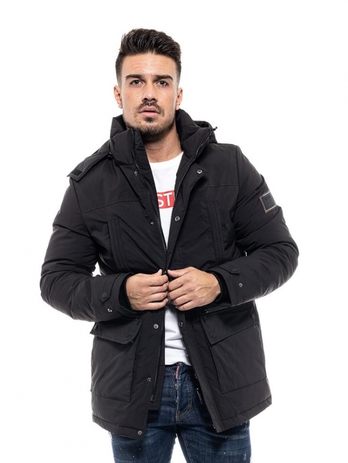 Μπουφάν demi μαύρο Biston