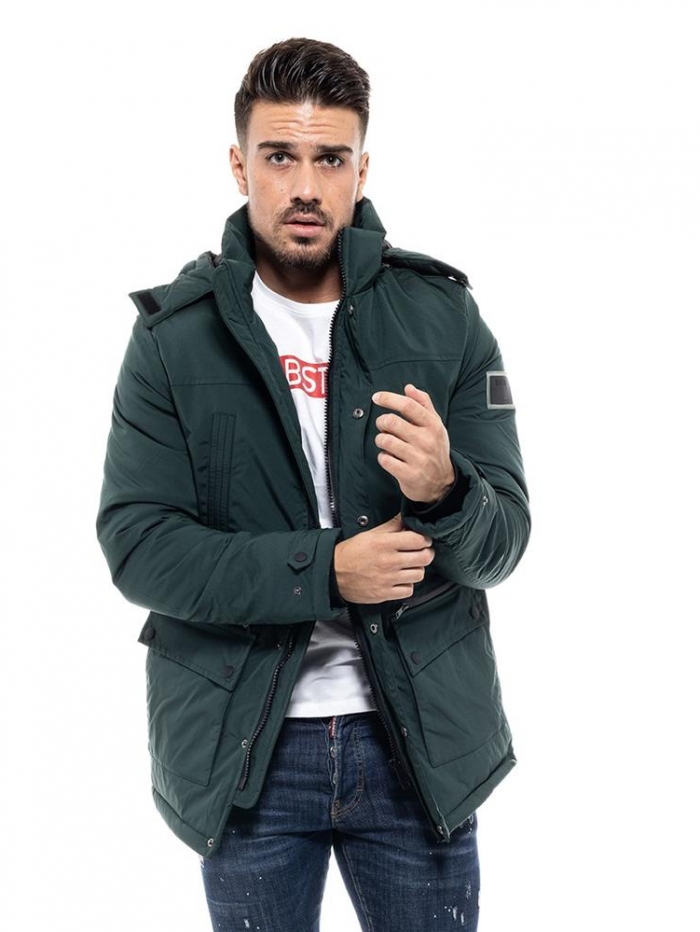 Μπουφάν demi μαύρο Biston