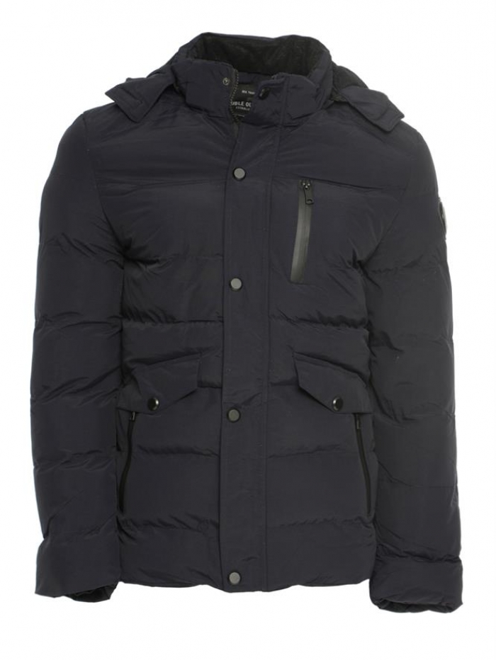 Μπουφάν ημίκοντο, φουσκωτό Double.