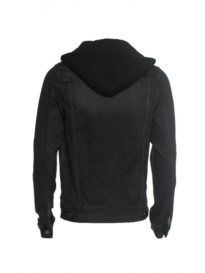 Μπουφάν τζιν με κουκούλα