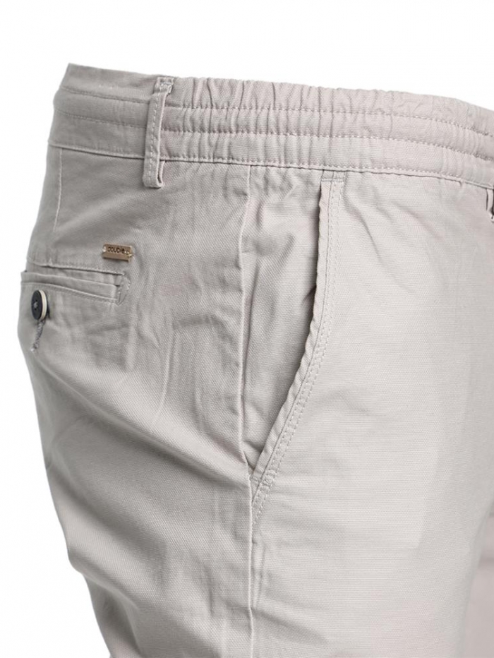 Παντελόνι chinos με λάστιχο στη μέση Double
