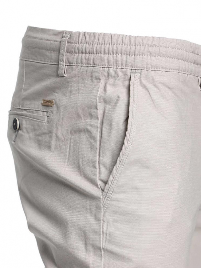 Παντελόνι chinos με λάστιχο στη μέση Double