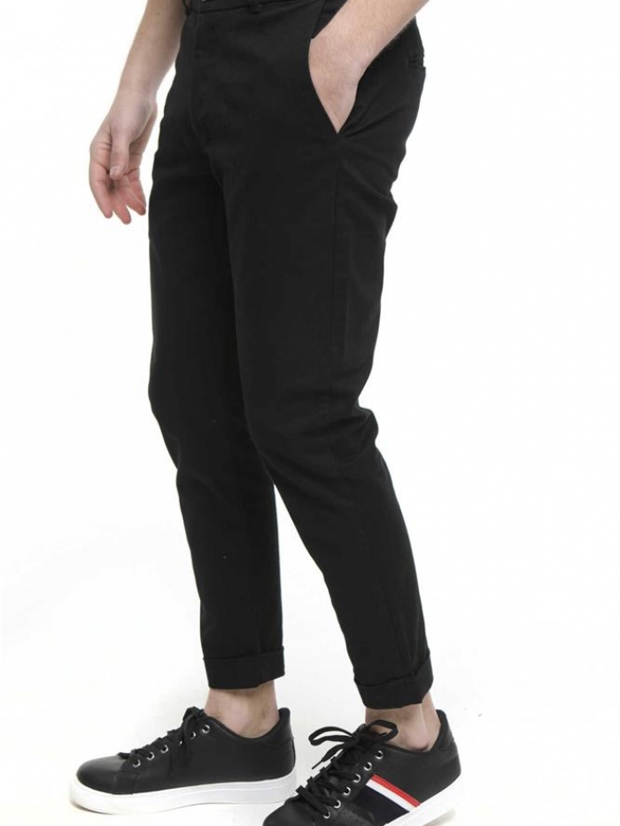 Παντελόνι Chinos με ρεβέρ Van Hipster.