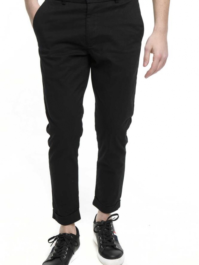 Παντελόνι Chinos με ρεβέρ Van Hipster.