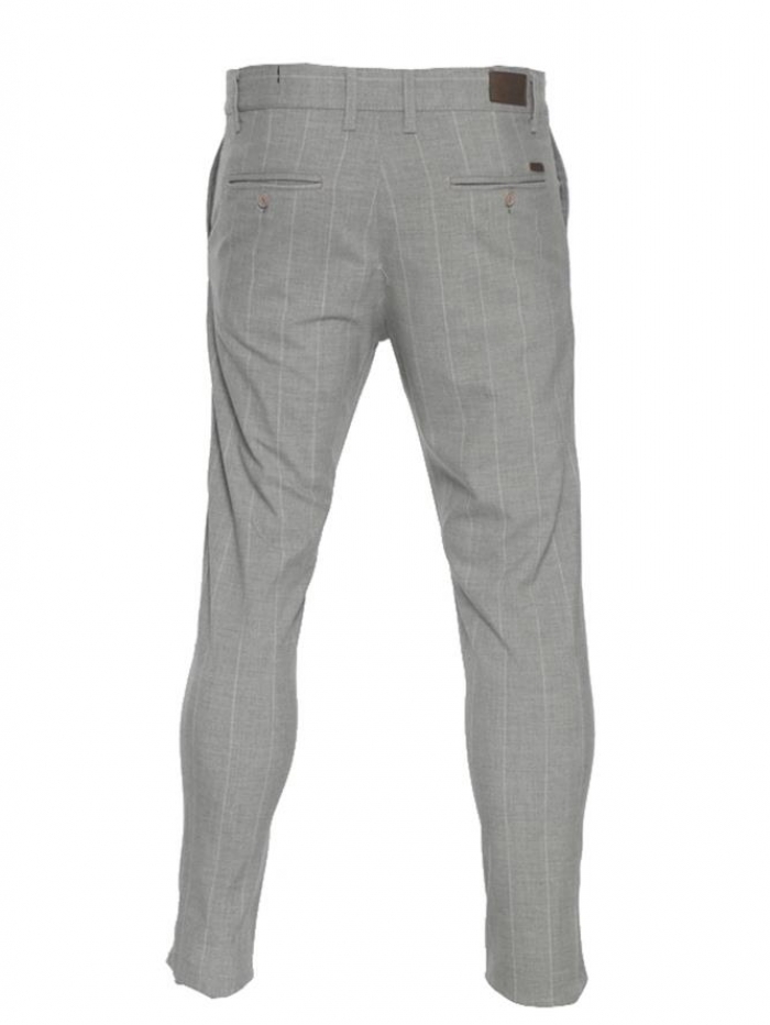 Παντελόνι chinos ριγέ, slim fit