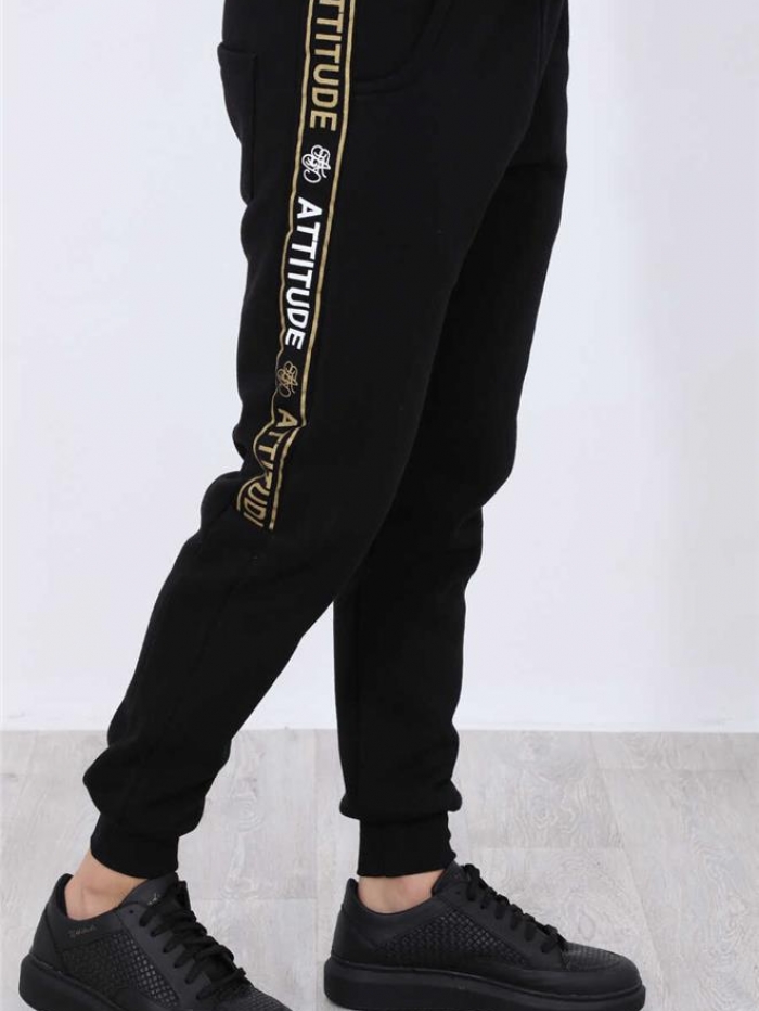 Παντελόνι φόρμας με τρέσα στο πλάι Attitude