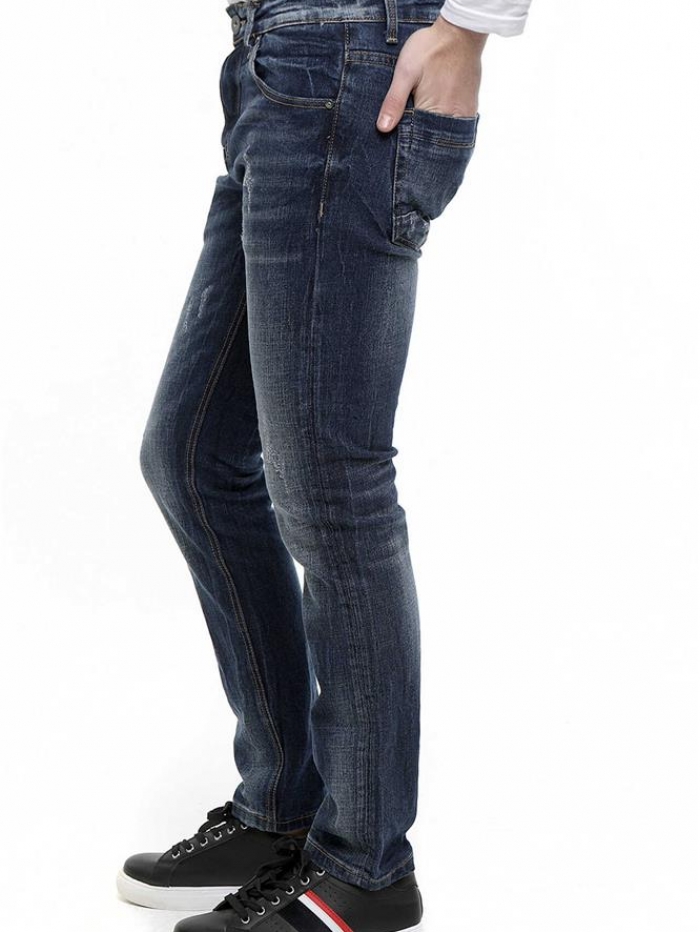 Παντελόνι Jean μπλε με φθορές