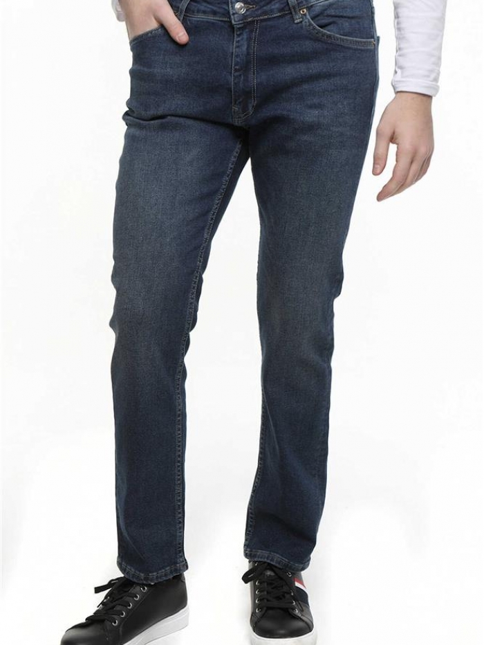 Παντελόνι jean σε regular fit γραμμή