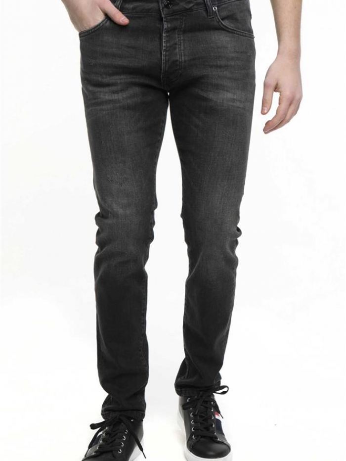 Παντελόνι jean σε regular fit γραμμή