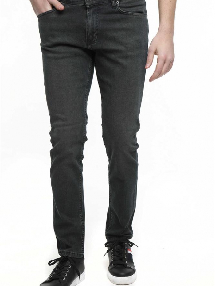 Παντελόνι τζιν slim fit μαύρο