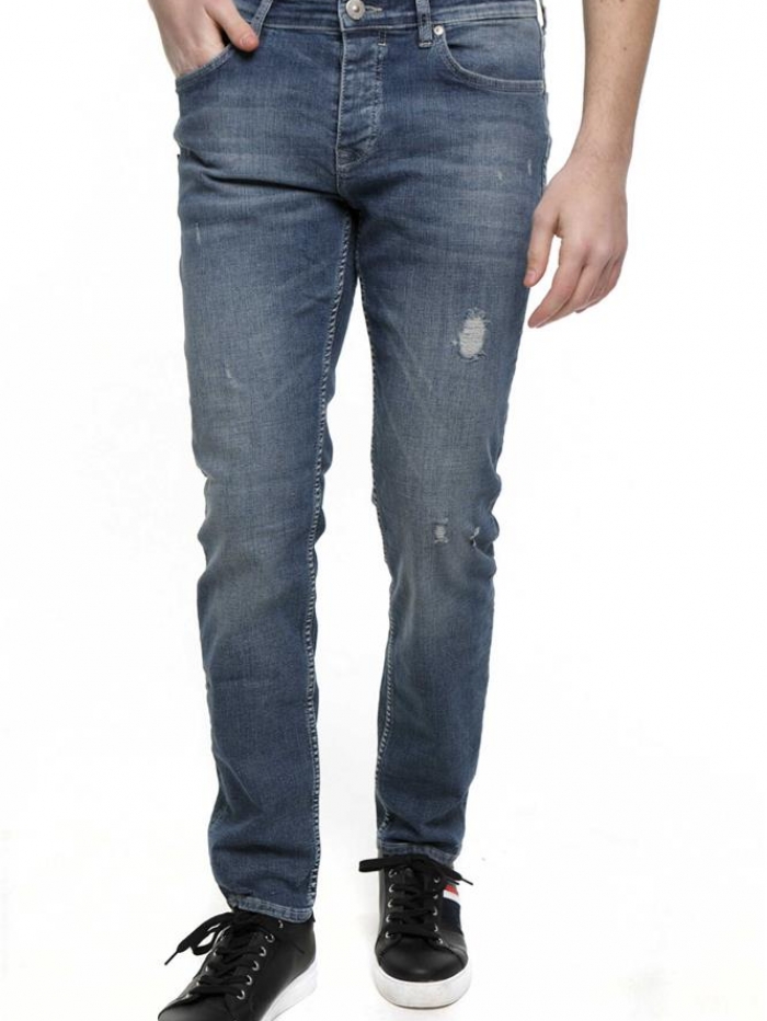 Παντελόνι τζιν με ξεθωριάσματα