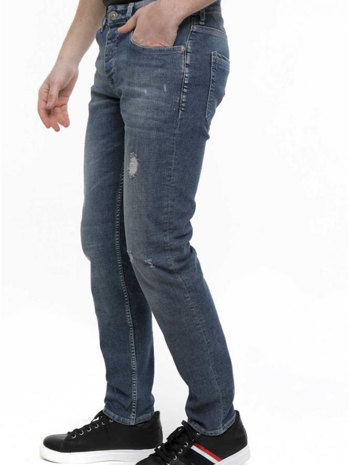 Παντελόνι τζιν με ξεθωριάσματα