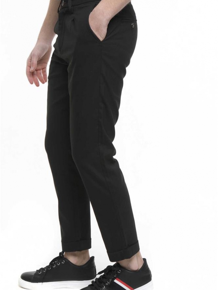 Παντελόνι υφασμάτινο με ρεβέρ Van Hipster