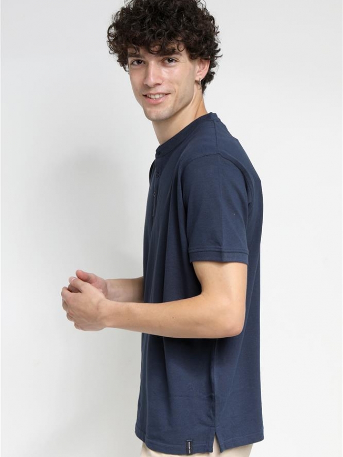 Polo t-shirt βαμβακερό Van Hipster 'mao'