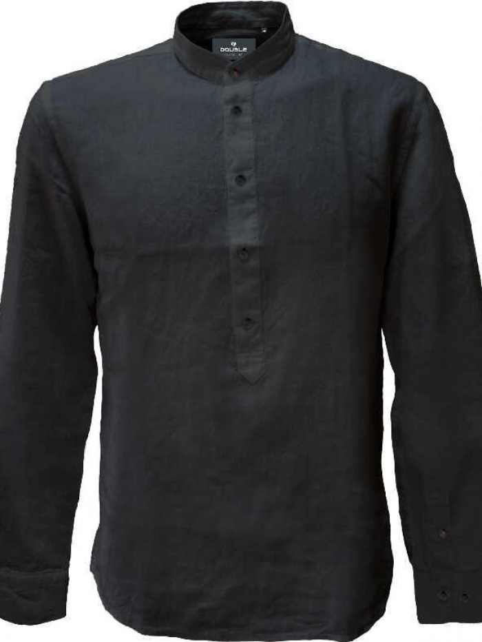 Πουκαμίσα λινή με mao γιακά Double